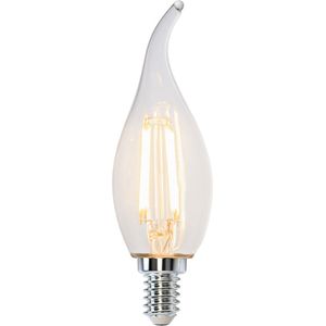 LED Filament kaarslamp met tip 4W | Dimbaar | E14 | 2700K - Warm wit