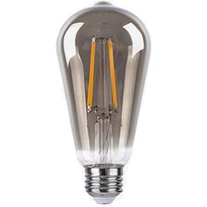 LED filament lamp smoked | 64mm | 6 Watt | Dimbaar | 2200K - Extra warm | E27