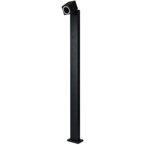 Moderne zwarte Staande buitenlamp GU10 fitting 100 cm | Wenen