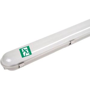 LED TL armatuur met noodverlichting | 120cm | 40W | Waterdicht - 6000K - Daglicht wit (860)