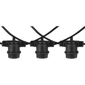 Stiftkabel 15 Meter - für alle E27 LED-Lampen | 15x E27 Fassung