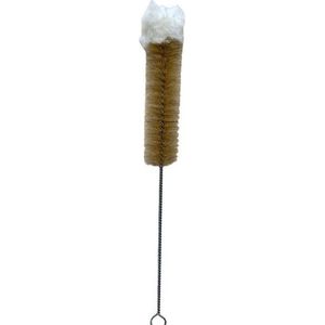 Luxe tuitenrager - rager - reinigingsborsteltje - van haar met katoenen top - Ø 30 mm