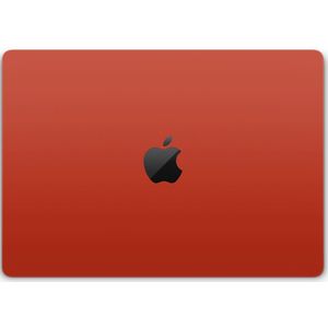 MacBook Pro 14"" [2021 Met Apple M1 chip] Skin Mat Rood - 3M Sticker