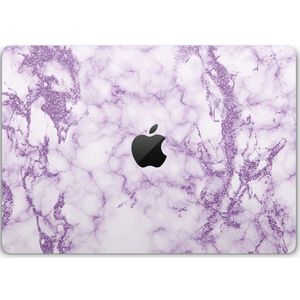 MacBook Pro 14"" [2021 Met Apple M1 chip] Skin Marmer Paars - 3M Sticker
