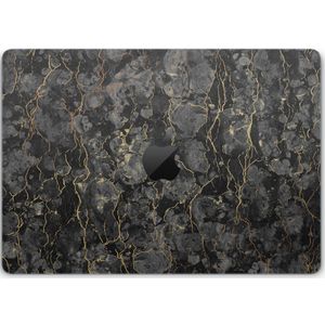 Macbook Air 13’’ [2020 Met Apple M1 chip] Skin Marmer Donker - 3M Sticker