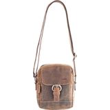 Arrigo - Crossbody Tas Dames - Schoudertas Heren - Buffelleer - Cognac