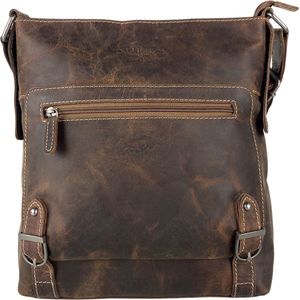 Arrigo Tas - Schoudertas Dames - Crossbody Tas - Buffelleer - Leer - Cognac