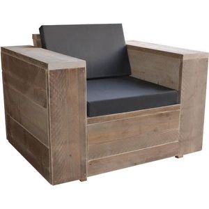 Wood4you - Loungestoel Washington 100Lx60Hx80D cm