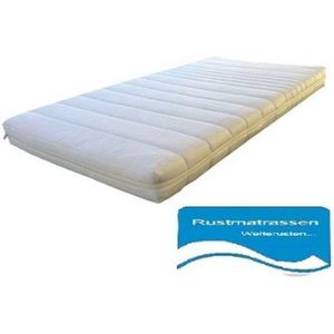 Matras 70x140 x10cm met anti-allergische wasbare Badstof hoes met rits - caravan - camper - boot