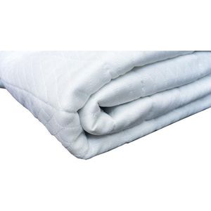 ( LET OP HOES / TIJK ) - Matrashoes-tijk Met Rits - Comfort - Anti Allergie - 130x210 - Dikte 22 cm