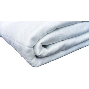 ( LET OP HOES / TIJK ) - topper-topdekmatras-Hoes-Tijk-Met Rits - Comfort - Anti Allergie - 130x200 - Dikte 6 t/m 8 cm ( LET OP HOES - TIJK )