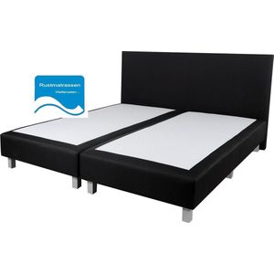 Losse Boxspring Zonder Matras - 180x190 cm - Zwart