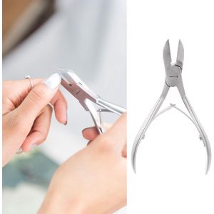 BeautyTools Nagelknipper Basic-Cut - Nageltang voor Teennagels, Handnagels en Nagelhoeken - Pedicure / Manicure tang - Recht Snijvlak 19 mm - INOX (NN-0157)