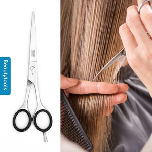 Beautytools SILVER LINE Kappersschaar/Professionele Knipschaar Rechtshandig - Sliver LongCut (6 Inch)