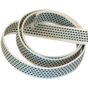 Rolluikband - Rolluiklint 5 meter Zwart/Wit voor Rolluiken 14 mm