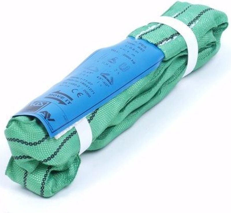 Rondstrop / hijsband 2 ton 0,5 meter