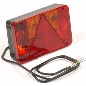 Achterlicht met driehoek links + kabel
