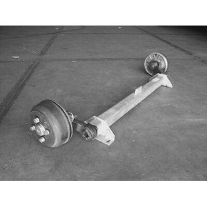 Torsie-as geremd 1400 kilo 5-gaats 1200/1650 mm