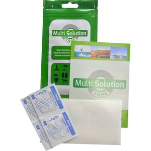 Multi Solution Tape 28x7,6cm, super reparatietape voor allerlei stoffen en kunststoffen zoals (HD)PE, PP, nylon, Hypalon en Gore-tex
