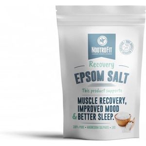NootroFit - Recovery Epsom Salt - Magnesiumsulfaat - Muscle Recovery - Improved Mood - Better Sleep - 1000 gram