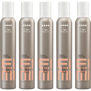5x Wella EIMI Shape Control Mousse 300ml