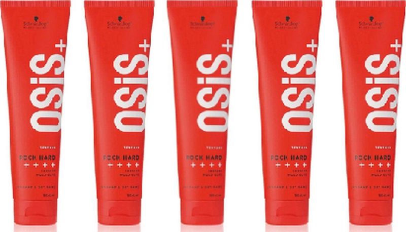 5x Schwarzkopf Osis Rock Hard Gel 150ml