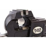 Black steel 200 mm pijpklem / bankschroef