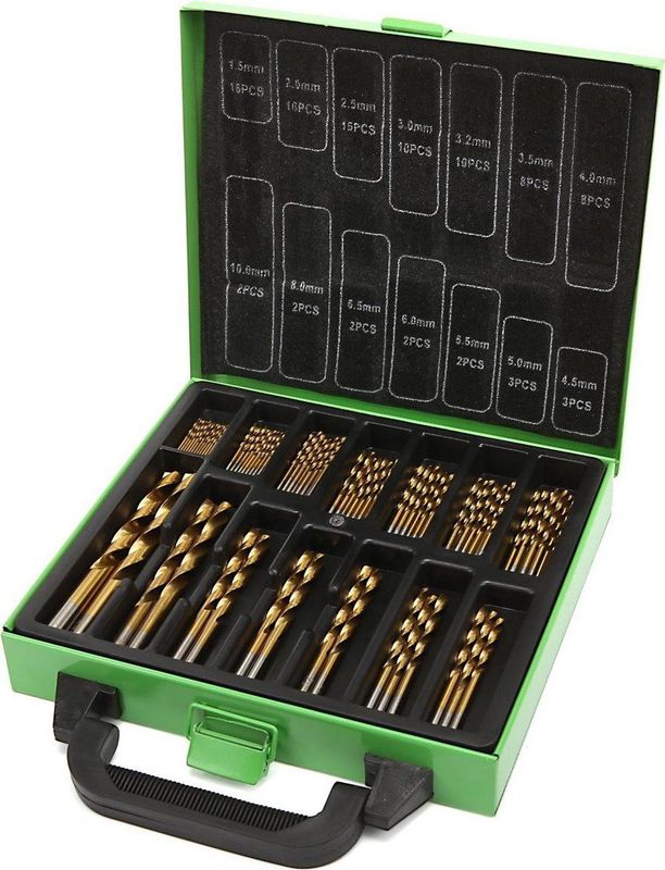 99 Delige HSS - TIN Gecoate Borenset
