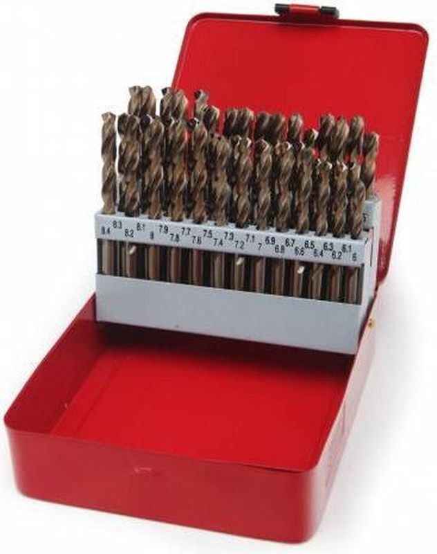 HSS Metaalborenset - 5% Cobalt - 6-10 mm - Geschikt voor RVS