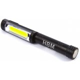 HBM - Professionele LED Aluminium Mini Zaklamp - 400 Lumen - Met Magneetvoet