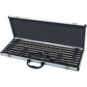 11-delige SDS Borenset - Aluminium Koffer - Steenborenset