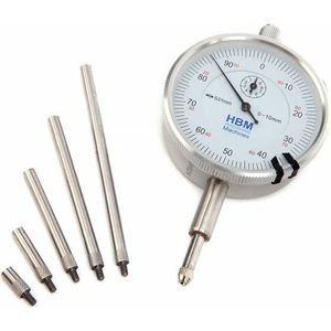 HBM 0,01 mm Hub 10 mm Analoges Zifferblatt mit 5 Verlängerungsstiften