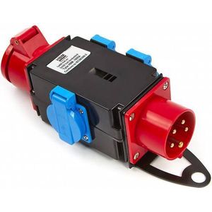 HBM 1 x 400 Volt en 3 x 230 Volt Verdeelblok - Penaarde