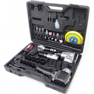 Slagmoersleutelset - 42-Delig - Zware Kwaliteit - Kunststof Opbergkoffer