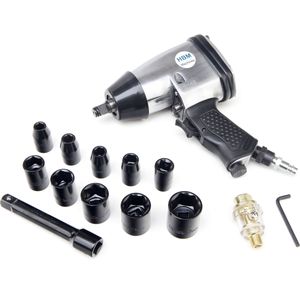 HBM 17 Delige 1/2 inch Slagmoersleutelset