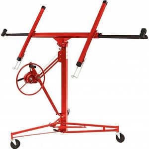 HBM gipsplatenlift – 68kg capaciteit, 3.5m hoogte, inklapbaar voor opslag