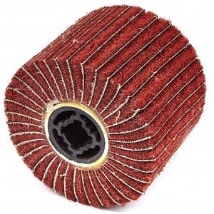 HBM Nylon Web Schuurcylinder, Lamellen, Satineer 100 x 120 mm Grit 80