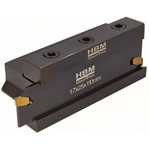 HBM 16 mm Afsteekhouder met 2mm HM Wisselplaat