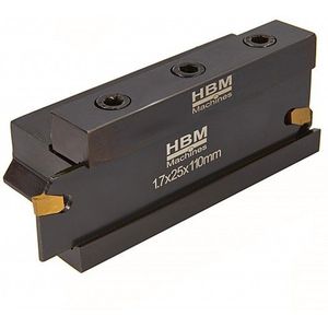 HBM 12 mm Afsteekhouder met 2mm HM Wisselplaat