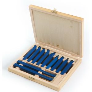 HBM 10 x 10 mm 11-delige widia beitelset