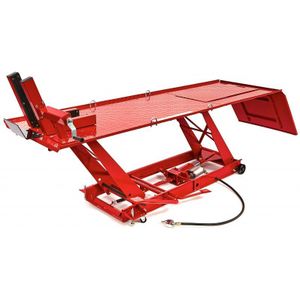 PROFI - Motorheftafel - Rood - Hydraulisch en Pneumatisch - Maximaal Hefvermogen 450 Kg