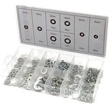 HBM - Sluitringen en Veerringen Assortiment - Transparant - 250 Delig