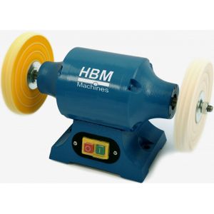 HBM - 150 mm Hobby Polijstmachine - Polijsten - Compact - Trillingsdempende Pootjes