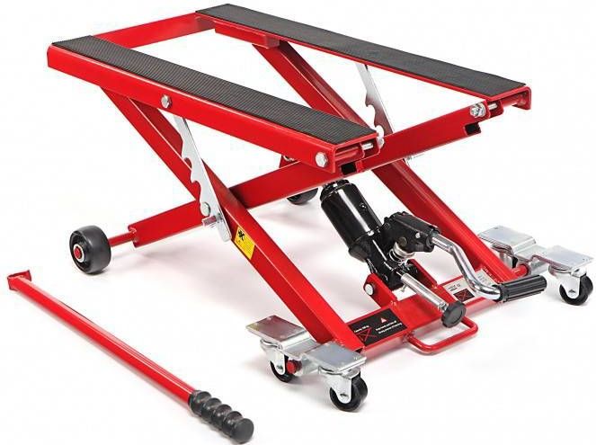 HBM - Universele Verrijdbare Motorlift - Rood