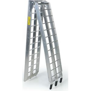Oprijplaat - Aluminium - 340 Kg - Totale Lengte 225 cm - Totale Breedte 31 cm