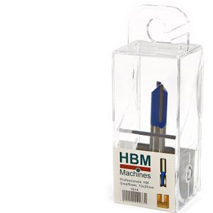 Professionele HM Groeffrees 10 x 20 mm. Recht Model
