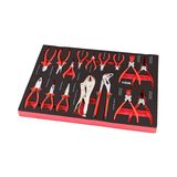 HBM - 16-delige Tangenset - FOAM Inlay - Voor HBM Gereedschapswagen