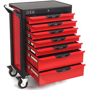 HBM PROFI 283-delige DeLuxe gereedschapswagen