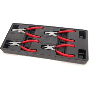 HBM 4-delige 150 mm seegerringtangen set inlay