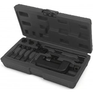 HBM - 12 Delige Kettingpons en Klink Set - Koffer - Hoogwaardig Materiaal